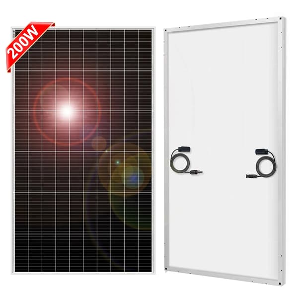 Solpanel, Rigid Monokristallin Design, CE Certifierad,200W