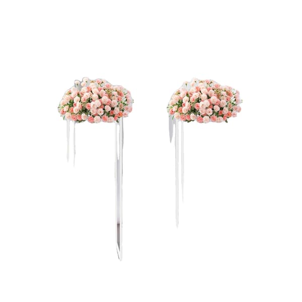 Blomsterställ, Metall, 27 x 27 x 80 cm, Rektangulär, Fristående, Set om 20