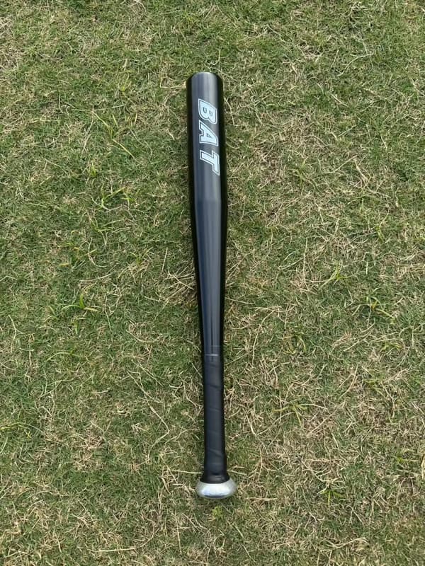 Baseballbat, Letvægts Aluminiumlegering, Holdbart Design,20inch, sort