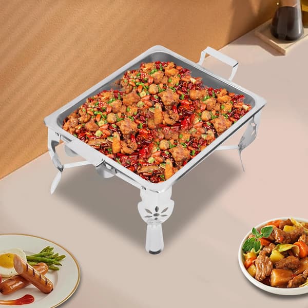 Chafing Dish, 6L Kapacitet, Elegant Design,Silver