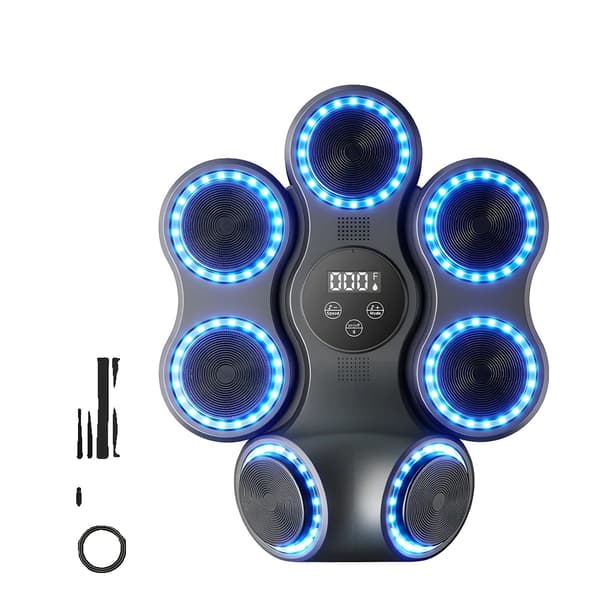 Boxningstränare, 7-målsdesign, Bluetooth-musiksynk,Typ 2