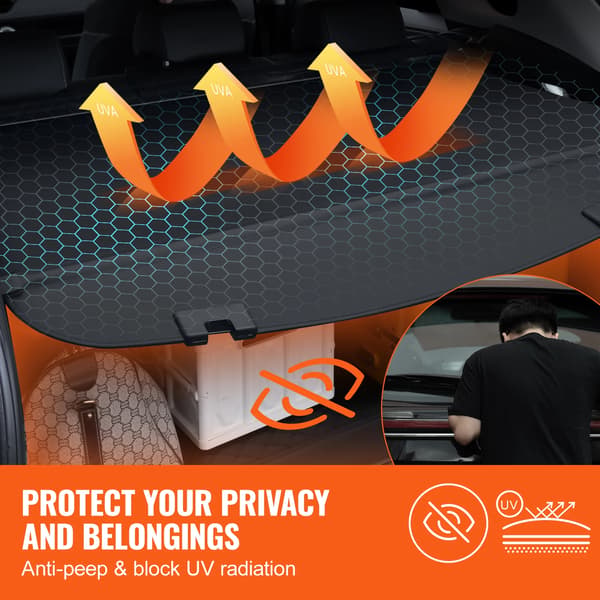 Lastskydd, utdragbar design, integritetsskydd,Mazda CX-5