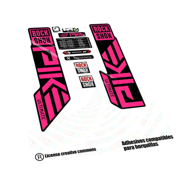 Klistermærker, Holdbart Vinyl, Tilpassede Designs,Pink FLUOR