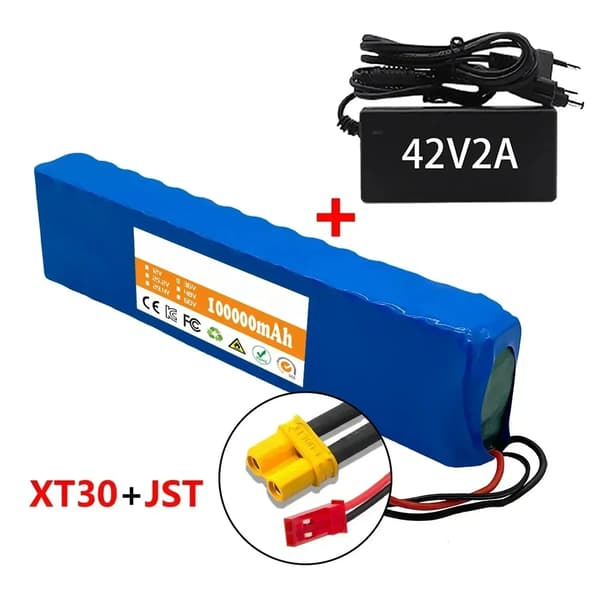 Litiumjonbatteripack, Lättviktsdesign, Förbättrade säkerhetsfunktioner,10s3p-XT30 JST