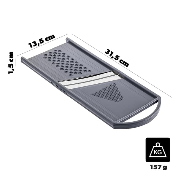 Grönsaksskärare, Ergonomisk Design, Mångsidiga Blad,GRÅ