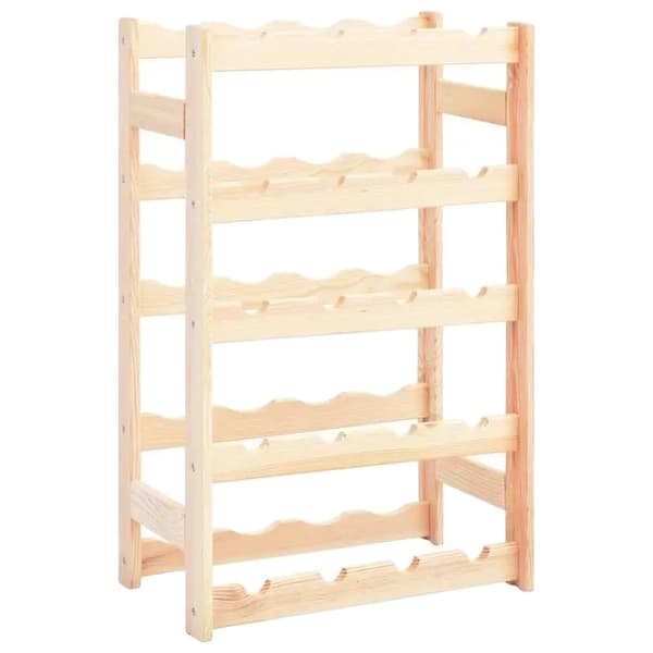 Vinkyl, Rustik Stil, 20 Flaskors Kapacitet,Beige