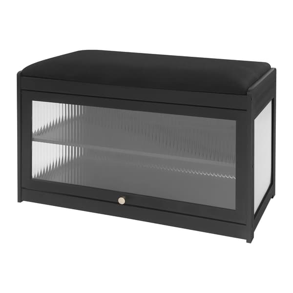 Sko Rack, Pladsbesparende Design, Alsidig Funktionalitet,Sort
