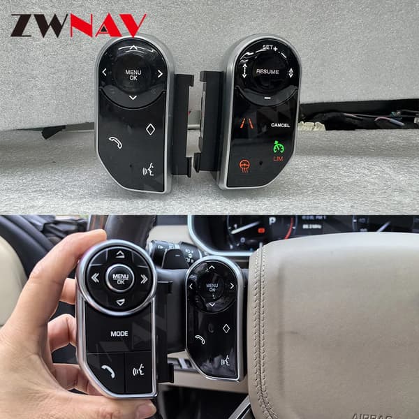 Ratkontroltaster, 2,5 tommer, ABS, 4 x 45W udgang, Android operativsystem, CE-certificeret