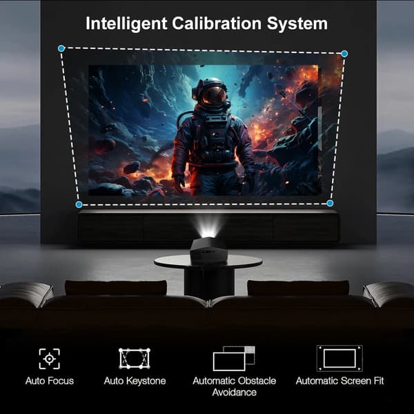 Projektor, inbyggd Android, 2300 ANSI Lumen,YG710W