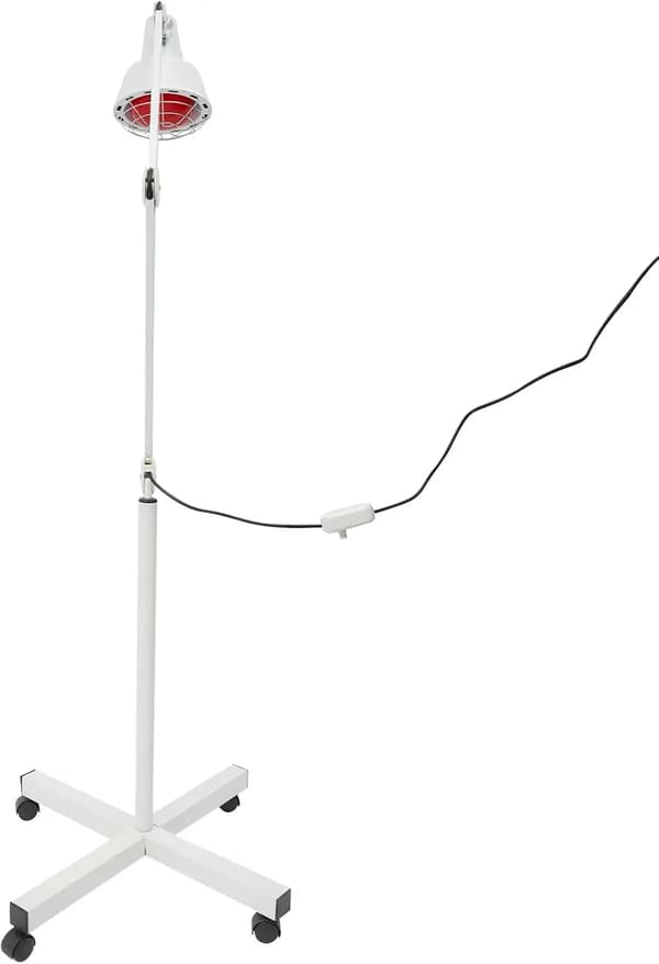 Varmlampe, Justerbar Temperatur, Bærbart Design,HVID