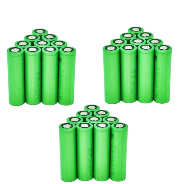 Lithium-Ion Batteri, 3000mAh Kapacitet, 30A Afladningshastighed,VTC6-30PCS