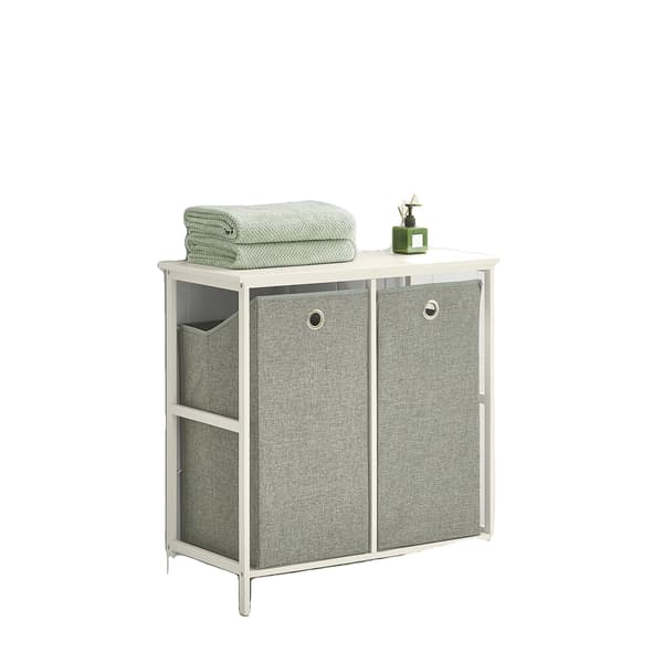 Tvättgarderob, avtagbara tvättpåsar, robust design,VIT