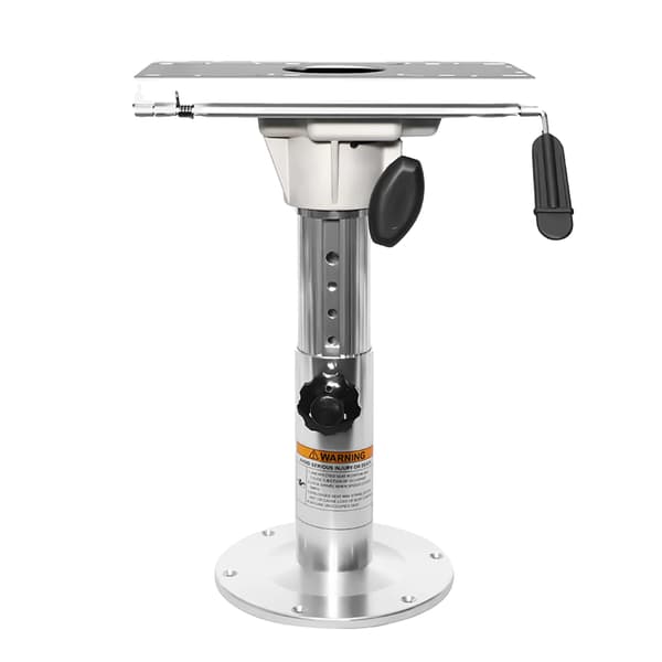 Båtstolspiedestal, Höjdjusterbar, 360° Svängbar,Silver