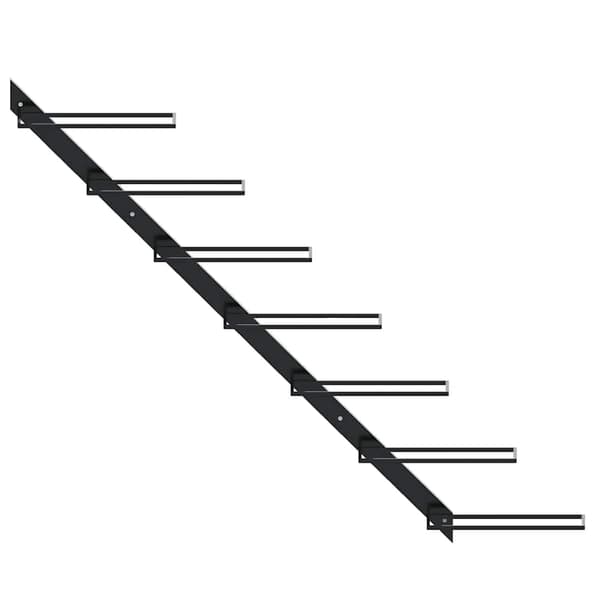 Vinhållare, Väggmonterad, Robust Svart Metalldesign,armégrön