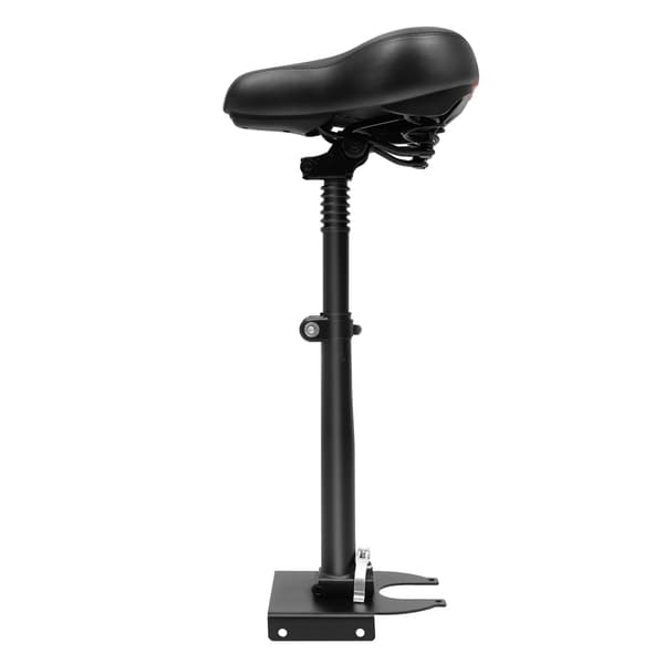 Stødabsorberende sæde, justerbar højde, ergonomisk design,sort