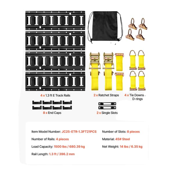 Railsats, 4 Rails, 2 Spännband,4 Pack