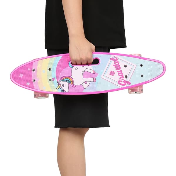 Skateboard, Hållbar Konstruktion, Unik Design,Rosa