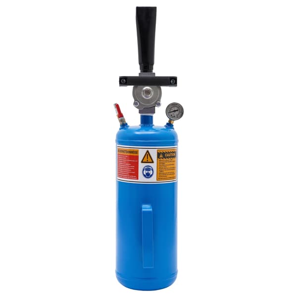Däckuppblåsare, 8L kapacitet, maximalt tryck 145 PSI,Blå