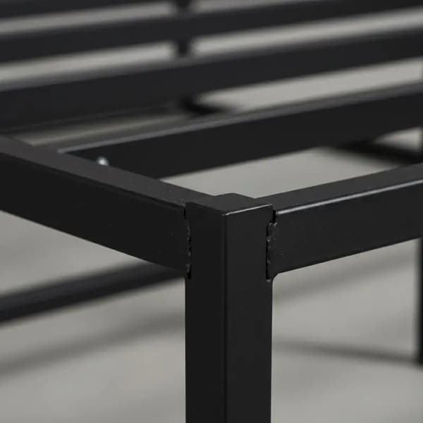 Sengestel, Metal Konstruktion, Moderne Design,Sort