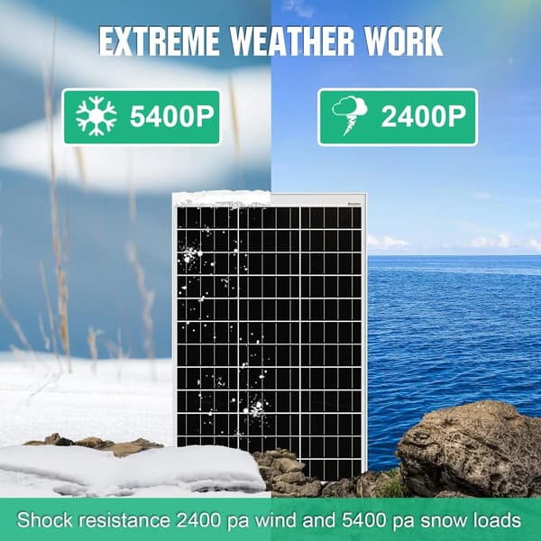 Solpanelset, Komplett System, Effektiv Energilagring,svart