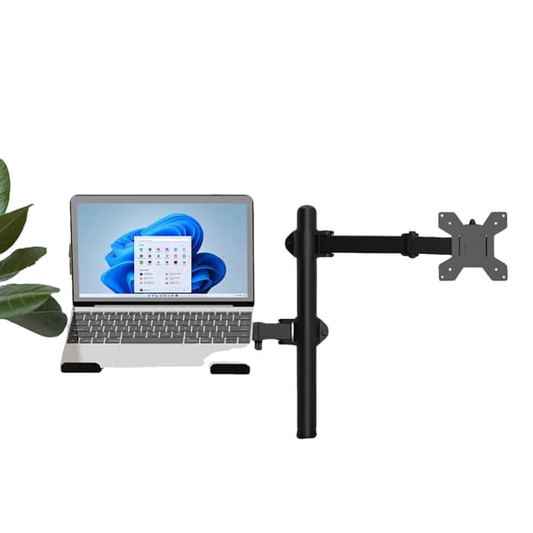 Monitorarm, Ergonomisk Design, 360° Rotation,Sort(pl)