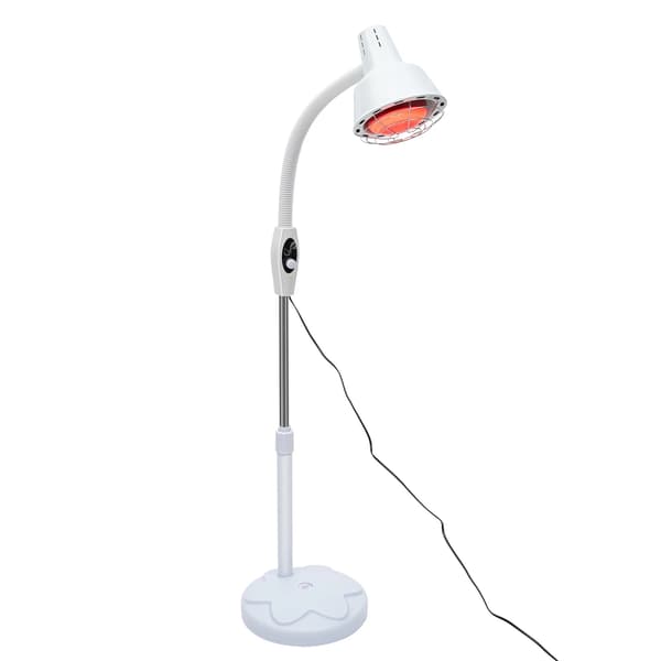 Infrarød Terapi Lampe, Justerbar Stativ, Smertelindring,HVID