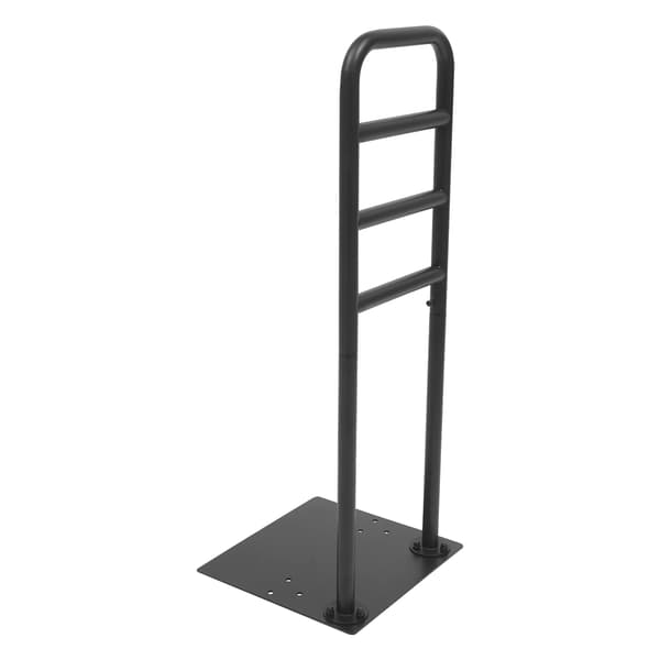 Stödassistent, Ergonomiskt Handtag, Golvmonterad Design,Svart