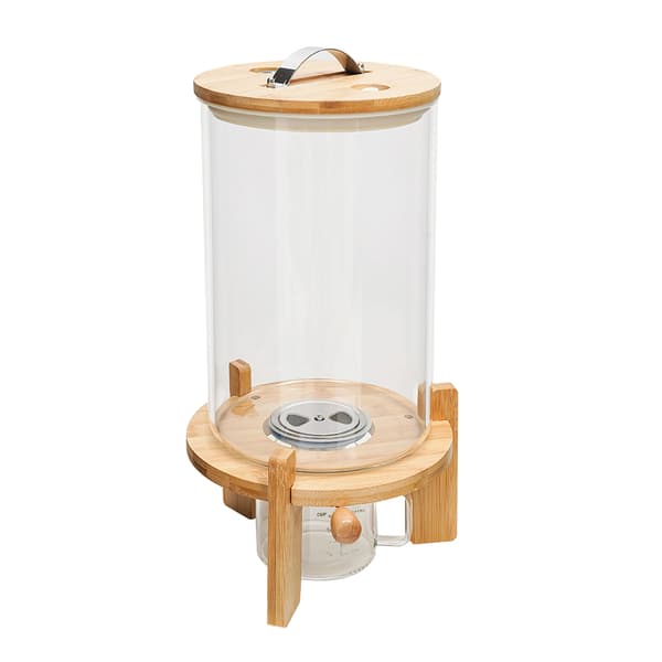 Cereal Dispenser, 7,5 L kapacitet, lätt dispenseringsventil,Klar