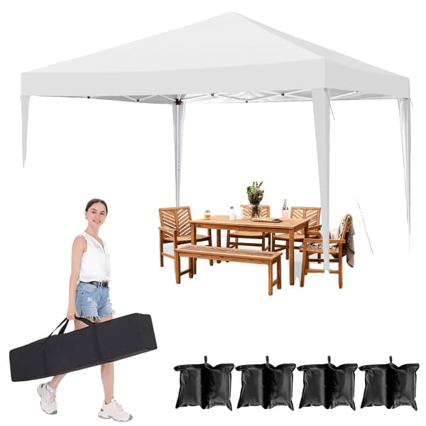 Gazebo, Helppo Asentaa, Säänkestävä,VALKOINEN