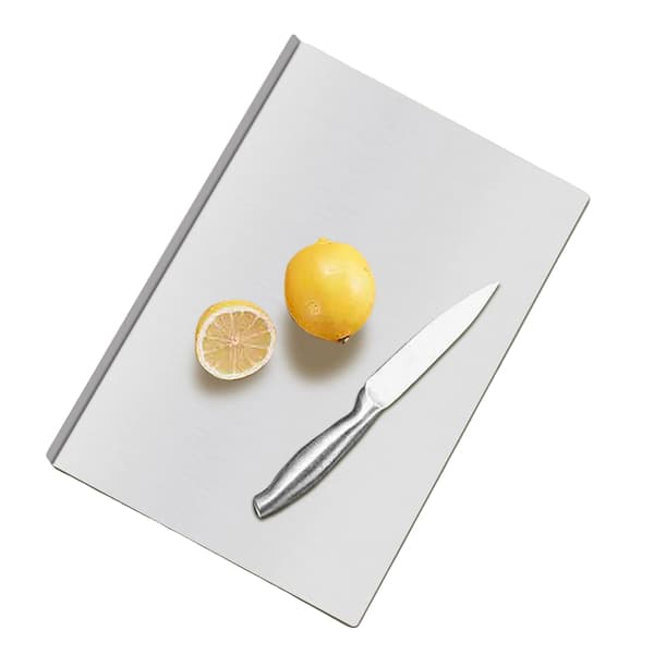 Skärbräda, 304 rostfritt stål, 70 x 50 cm, Hackblock, Rektangulär, Modern