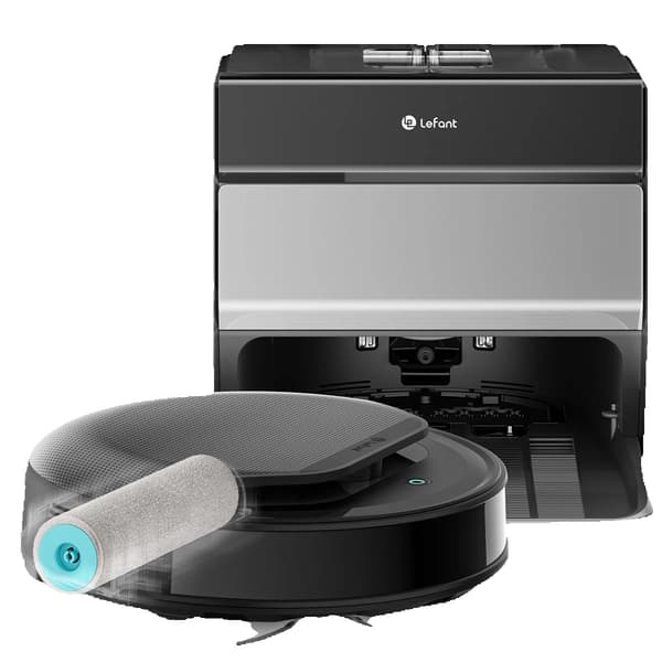 Robotdammsugare, 18000 Pa sug, Intelligent mopp-system,M5 Silver