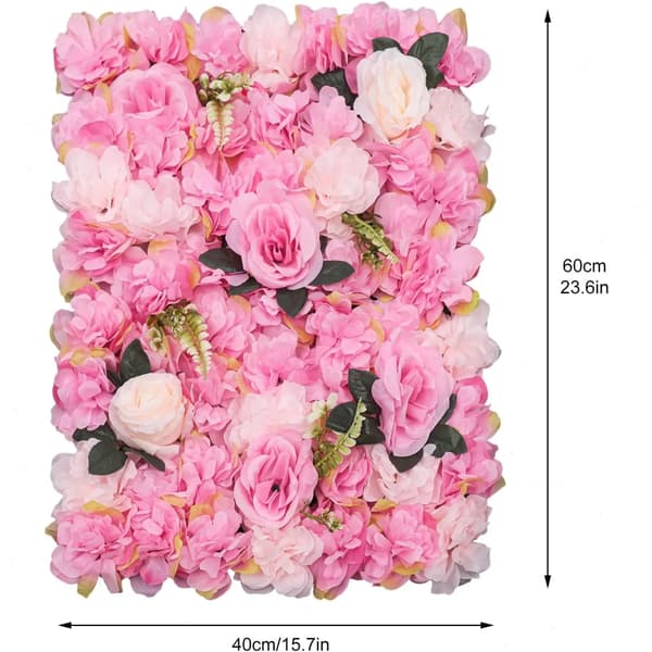 Blomster Væg Baggrund, Ideel til Bryllupper, Alsidig Dekoration til Begivenheder,Pink