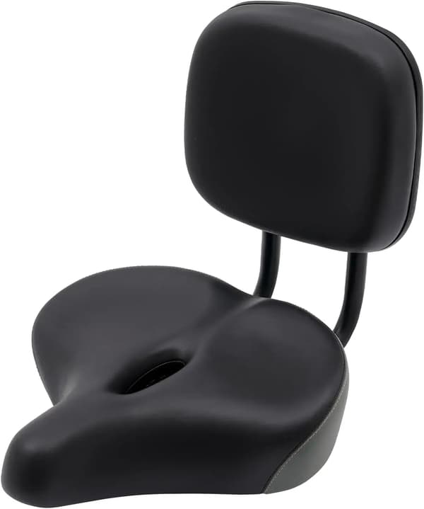 Tricycle Sæde, Ergonomisk Design, Høj Belastningskapacitet,sort