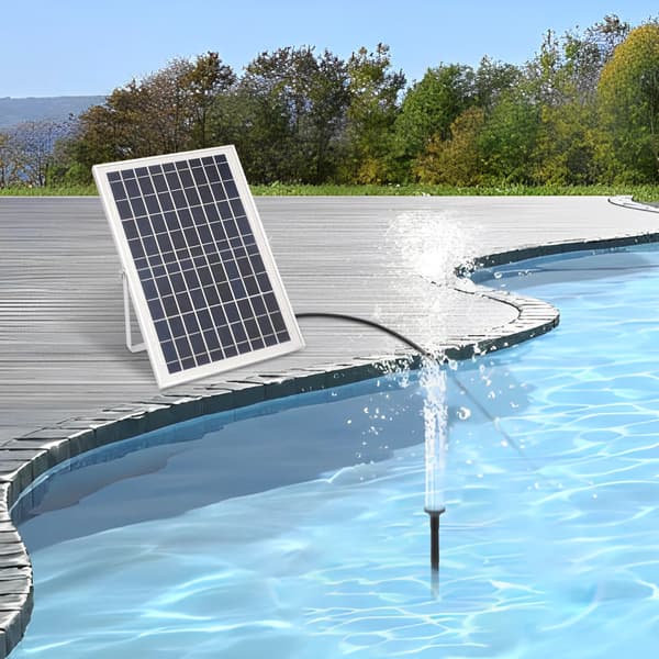 Vattenpump Fontän, Solenergi, Hög Effektivitet,svart