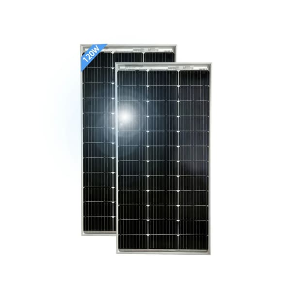 Solpanel, Hög Effektivitet, Hållbar Design,Bifacial 120W 2PCS