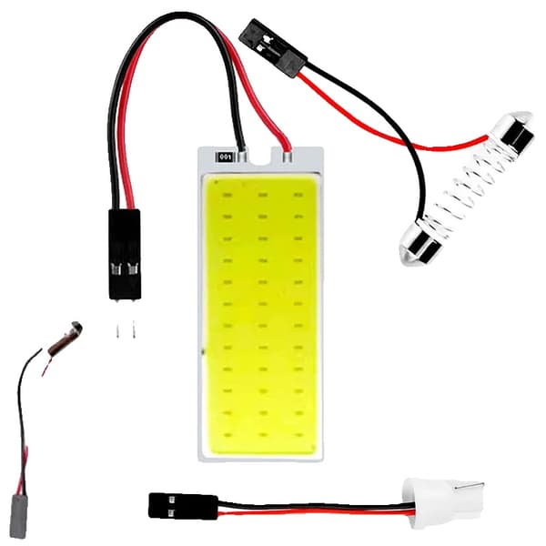 Bilinteriör LED-ljuspane, Energisnål, Lätt installation,5 set(20st), VIT