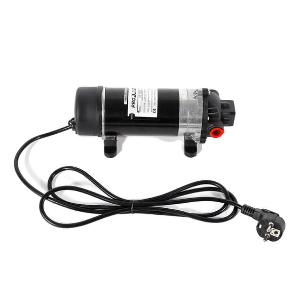 Membranpumpe, Selvprimende, Lavt Støj,220V, sort