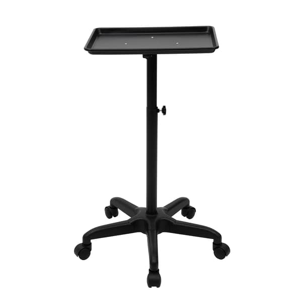 Salonvogn, Justerbar Højde, Holdbare Materialer,sort
