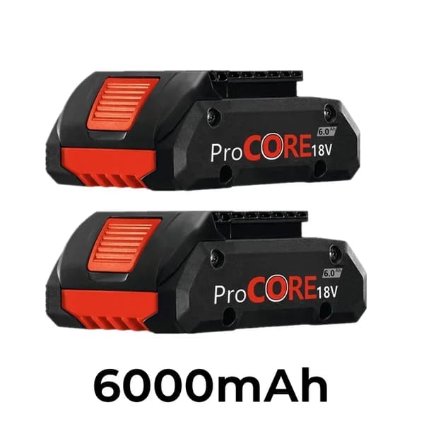 Batteri, 6.0Ah kapacitet, 18V spänning, 6.0Ahx2