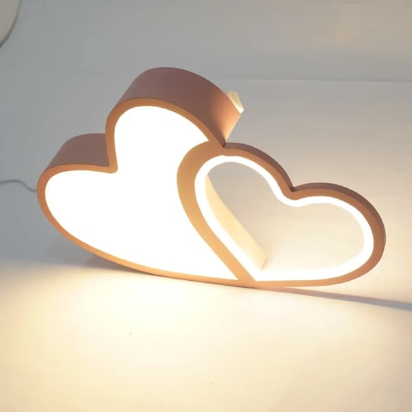 Taklampa, dimbar, elegant design,Rosa