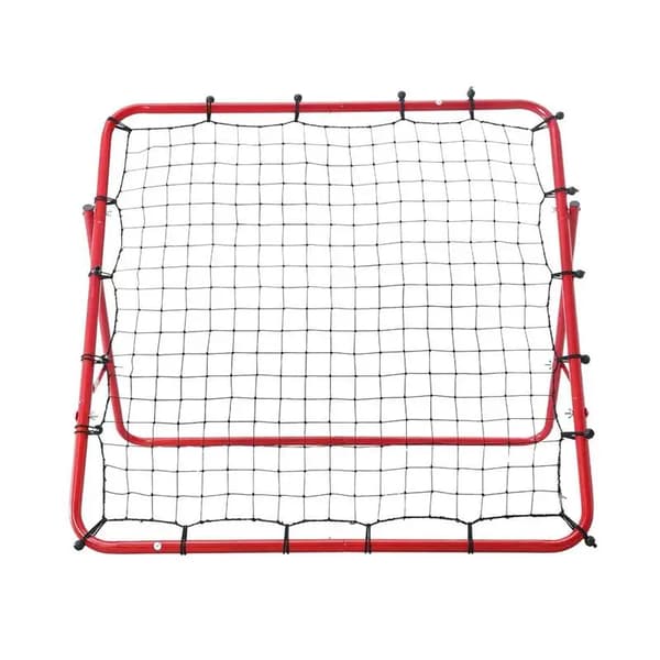 Fodbold Rebound Net, Holdbart, Nem Opsætning,grøn