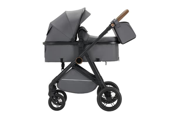 Barnvagn, 2-i-1 Mångsidigt System, Hög Landskapsdesign,Mörkgrå