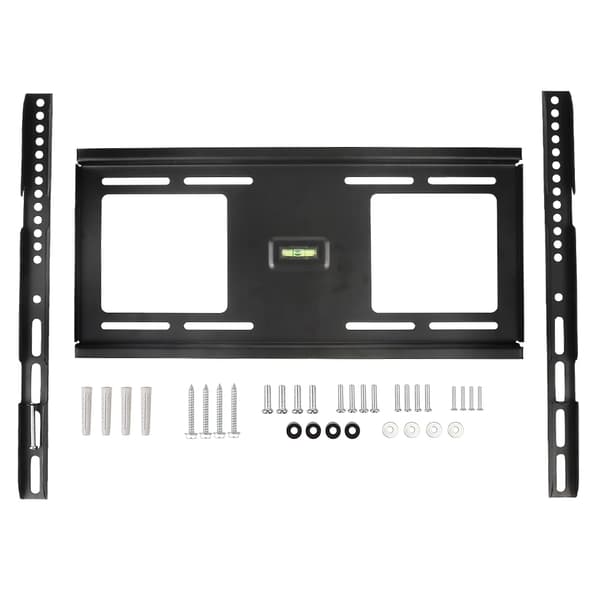 TV-montering, ultraflad design, høj belastningskapacitet,sort