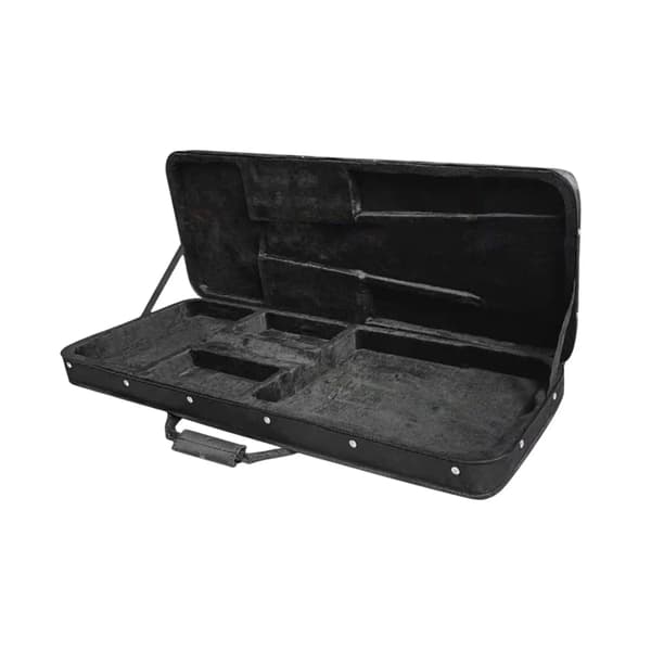 Elgitarrfodral, Längd 99 cm, Bredd 34 cm, Dubbelaxelremmar, Flera fickor, Hållbar skumfoder
