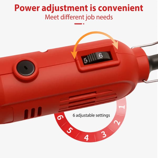 Mini Elektrisk Boremaskine, 6 Variable Hastigheder, 211 Tilbehør,260W