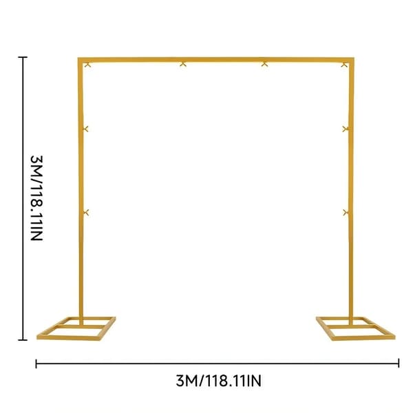 Arkställ, Metallkonstruktion, Mångsidig för Evenemang,Kvadrat-3m, 2m/6.6ft-e