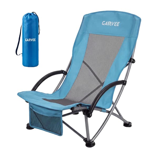 Strandstol, Lättviktig, Tungt Utrustad,Blå 1st