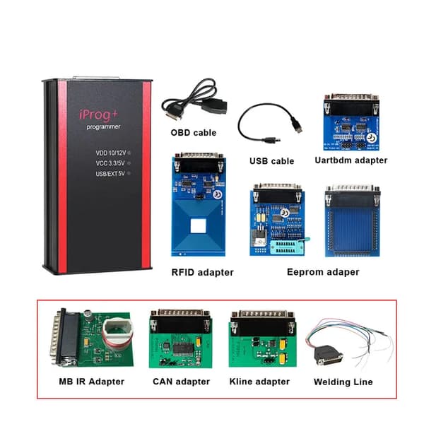 Auto Nøgleprogrammer, Fuld Adaptere, ECU Værktøj, Iprog 7 Adaptere
