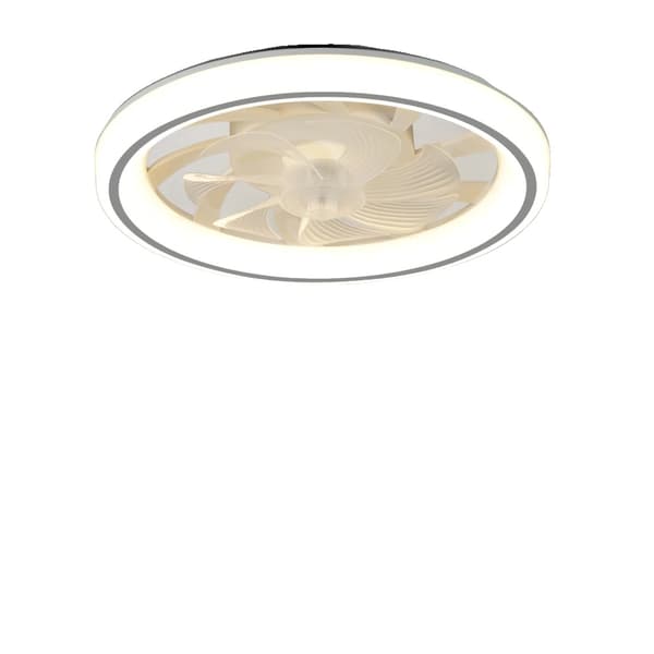 Takfläktslampa, 6-hastighets luftflöde, fjärrkontrollsoperation,Grå