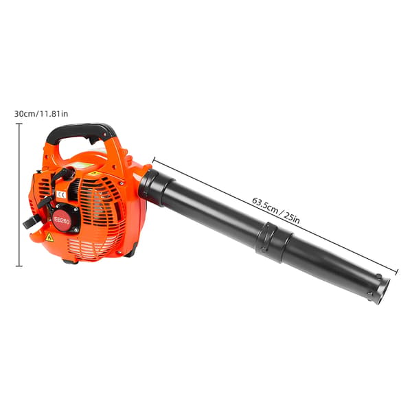 Lövblås, 2-taktsmotor, Hög luftvolym,Orange
